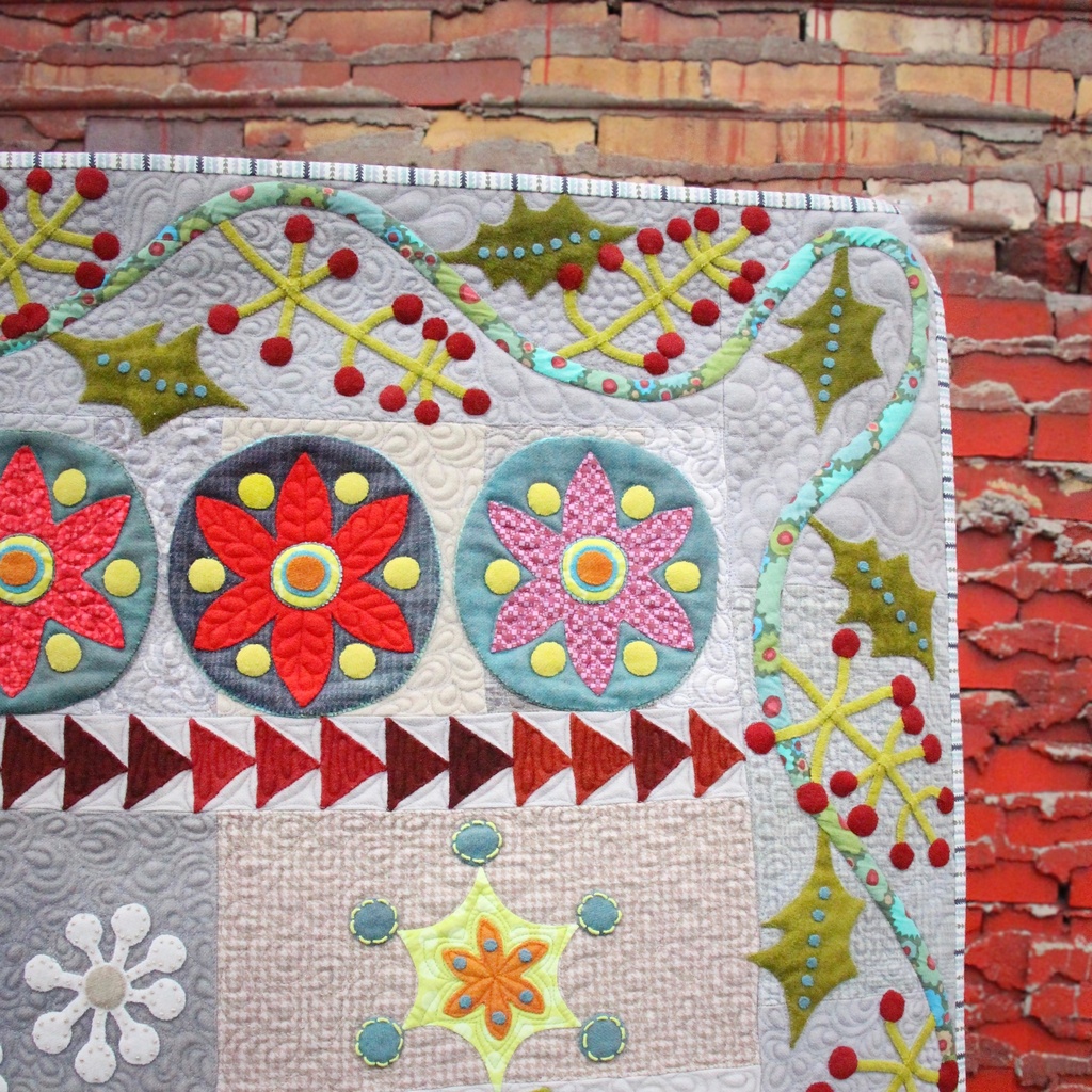 Crimson Tweed Quilt Sue Spargo Folk Art Quilts